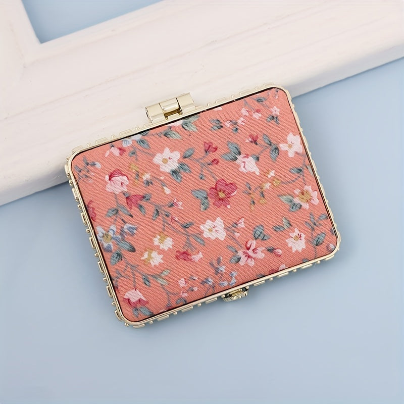 Vintage floral mirror
